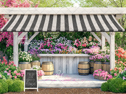 Country Spring Flower Shoppe - With Sweep Option