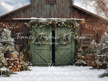 Cozy Christmas Barn - with Sweep Option