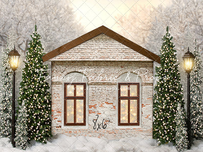 Cozy Christmas Cottage - 2pc Mini Room