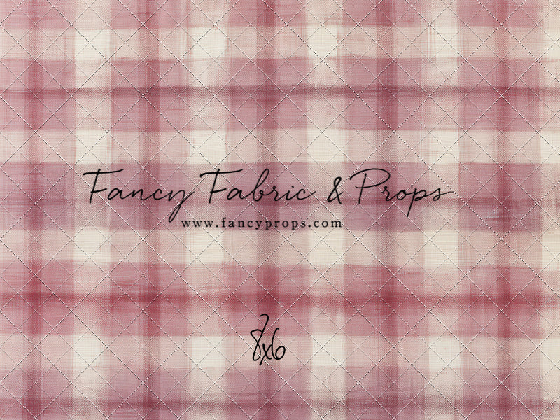 Cranberry Plaid - With Sweep Option