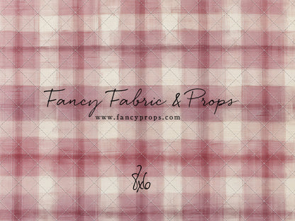 Cranberry Plaid - With Sweep Option