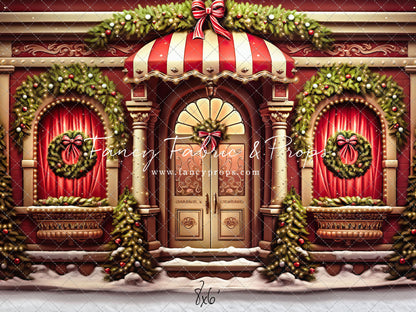 Crimson & Gilt Christmas Emporium - with Sweep Option