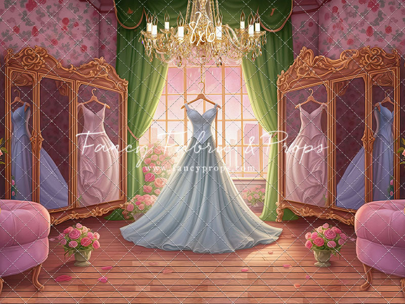 Dress Like A Princess - Ice Blue Dress - With Sweep Option