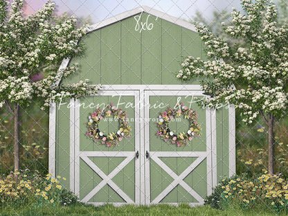 Easter Blossoms Barn - With Sweep Option