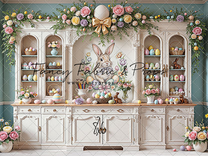 Easter Cupboard - White Floor - With Sweep Option
