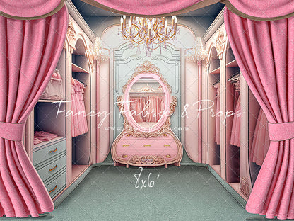 Elegant Armoire - Sage Floor Option - With Sweep Option