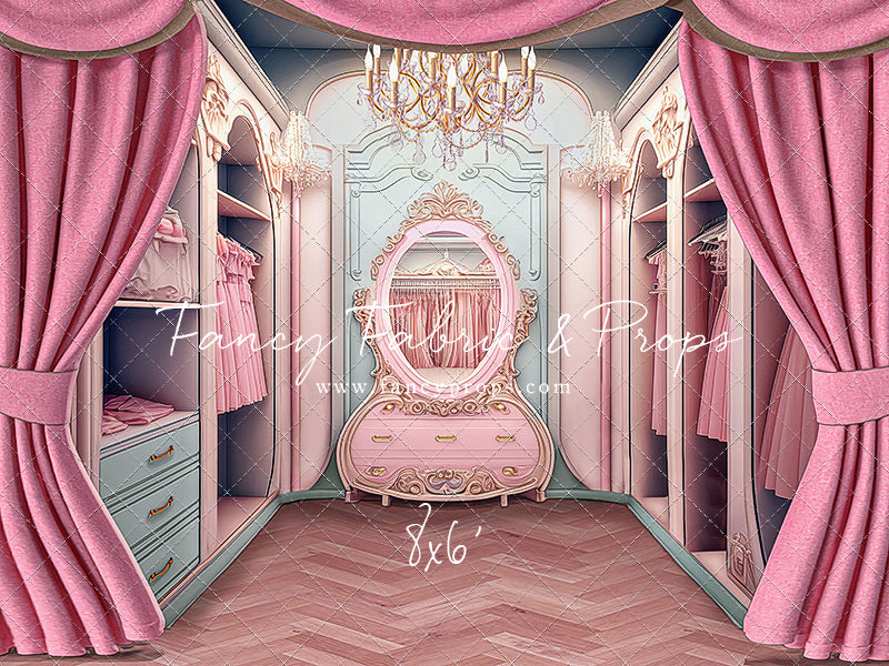 Elegant Armoire - Wood Floor Option - With Sweep Option