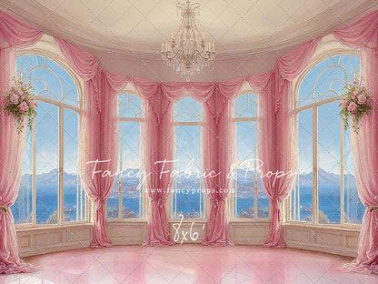 Elegant Summertime Mountain View - Marble Floor - With Sweep Option