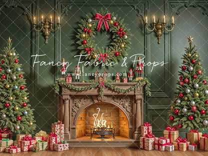 Emerald Christmas Room - with Sweep Option