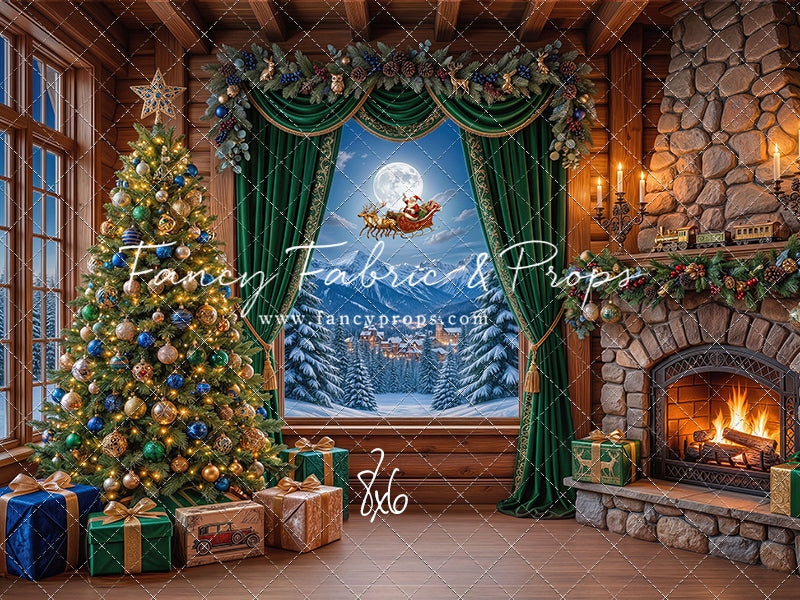 Emerald Mountain Sleigh View - with Sweep Option