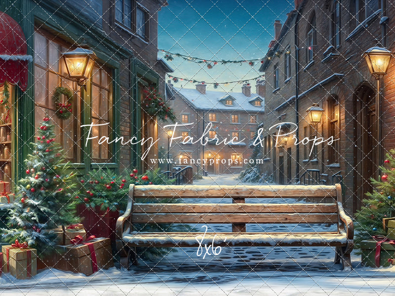 Festive Holiday Avenue - with Sweep Option