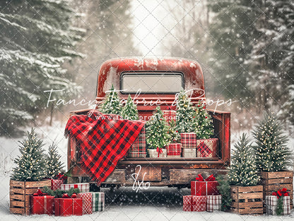 Festive Pickup Truck - with Sweep Option