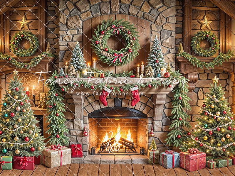 Fireside Christmas Magic - with Sweep Option