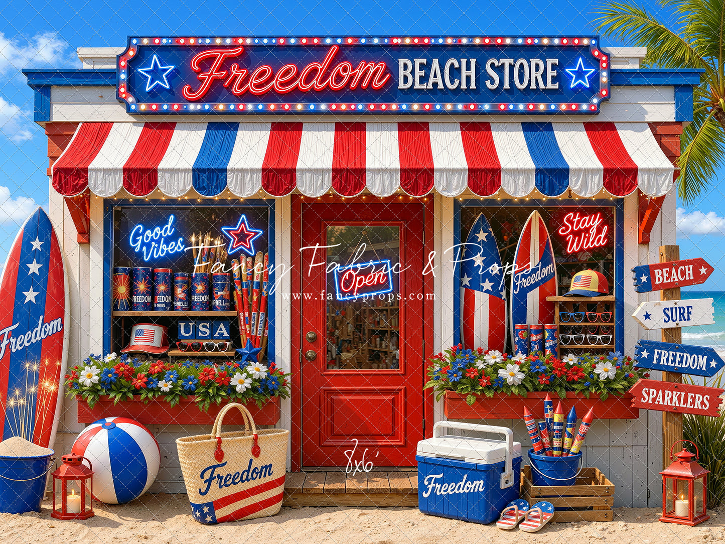 Freedom Beach Shoppe - With Sweep Option