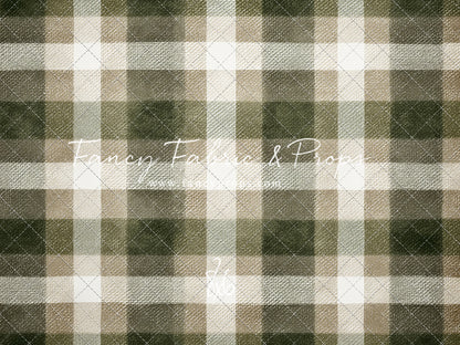 Frosted Pine Plaid - With Sweep Option