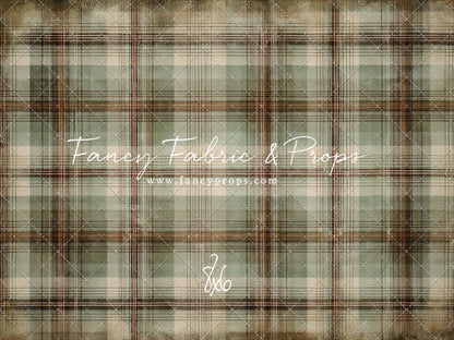 Frosted Plaid Spruce - With Sweep Option