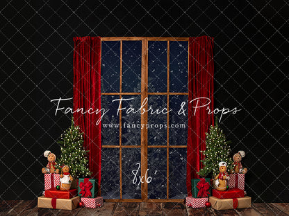 Gingerbread Mantle Window