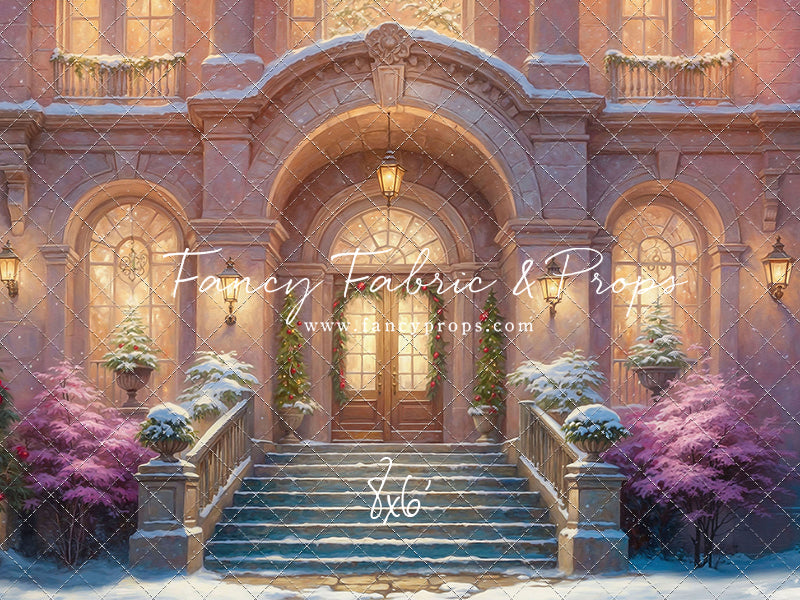 Glistening Snowy Entry - With Sweep Option