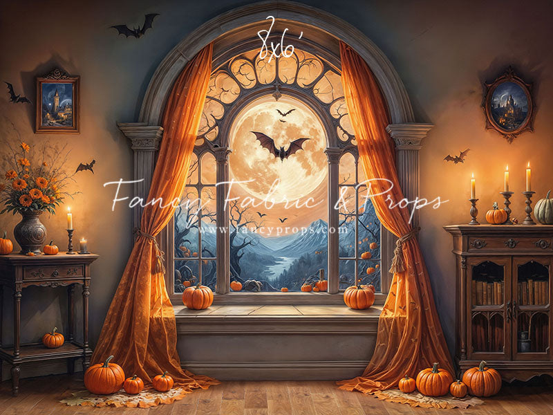 Gothic Moonlit Window - With Sweep Option