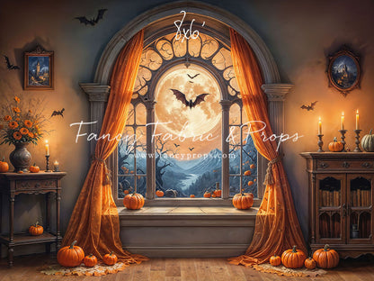 Gothic Moonlit Window - With Sweep Option