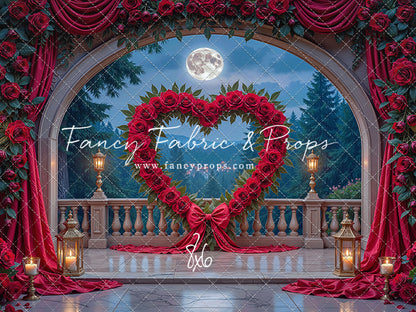 Heart of Roses - With Sweep Option