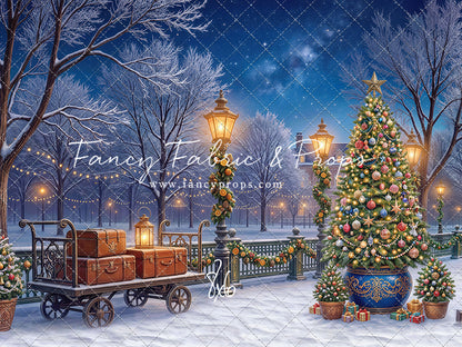 Holiday Train Station - With Sweep Option