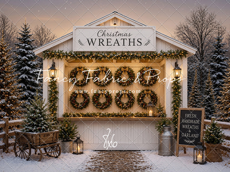 Holly Wreath Stand - with Sweep Option