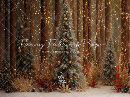 Holly & Pine Forest - With Sweep Option