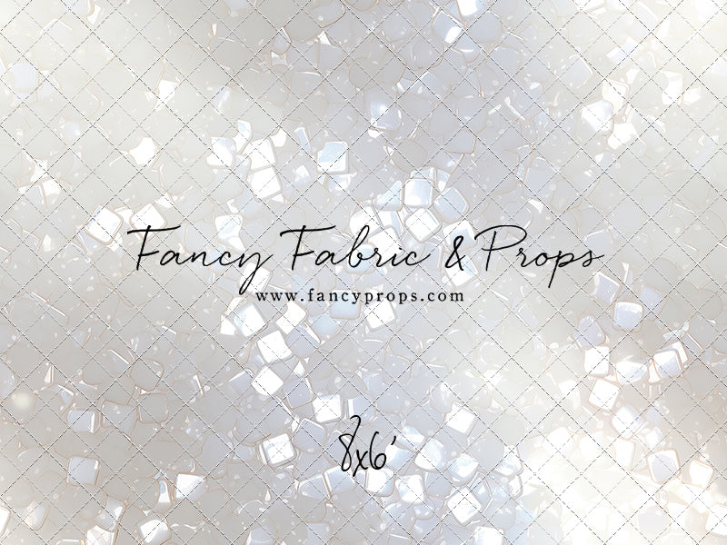 Iridescent White Sparkle