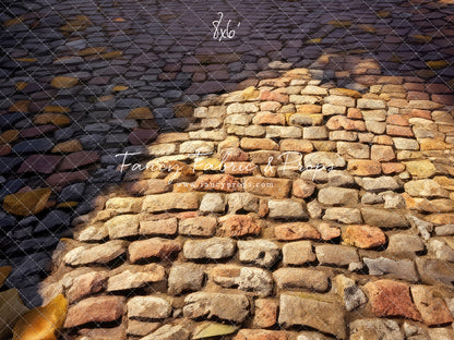 Little Town Cobblestone Mat Floor
