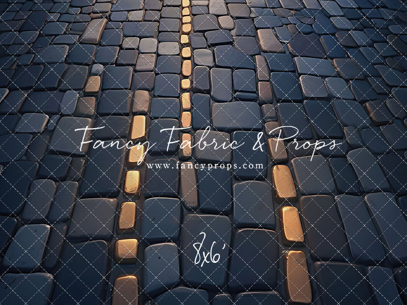 Luminous Cobblestone Path - Mat Floor