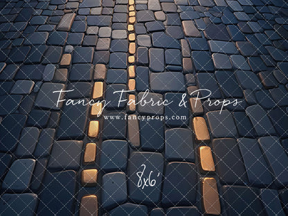 Luminous Cobblestone Path - Mat Floor