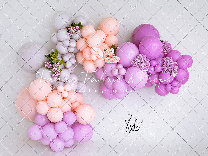 Pretty Magenta Magic Balloon Arch