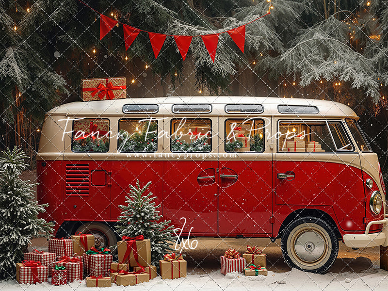 Merry Little Bus Stop - with Sweep Option