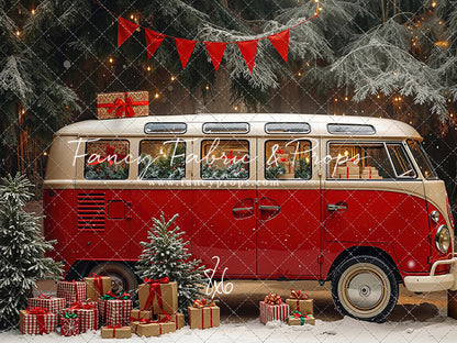 Merry Little Bus Stop - with Sweep Option