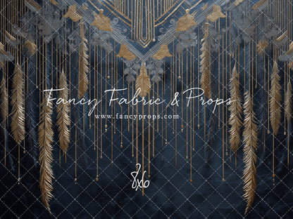 Midnight Feather Cascade - With Sweep Option