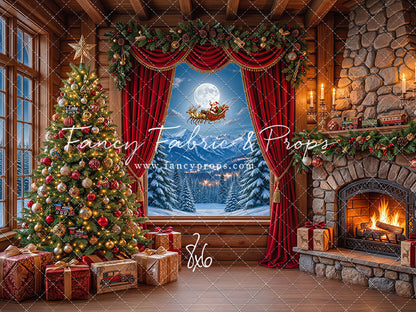 Mountain Sleigh View - with Sweep Option