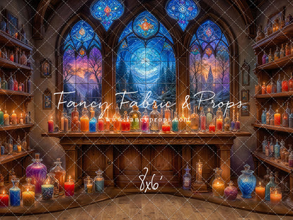 Mystic Potion Emporium - Wood Floor - With Sweep Option