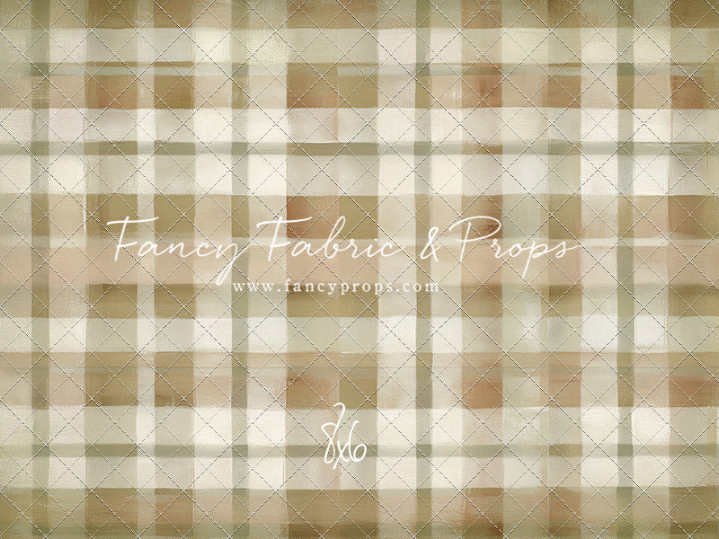 Oatmilk Plaid - With Sweep Option