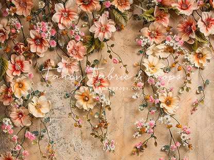 Painted Floral Peach