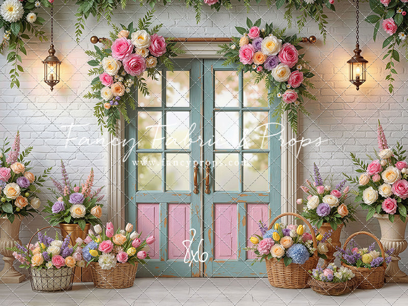 Pastel Garden Doors - With Sweep Option