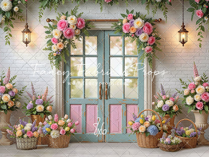 Pastel Garden Doors - With Sweep Option