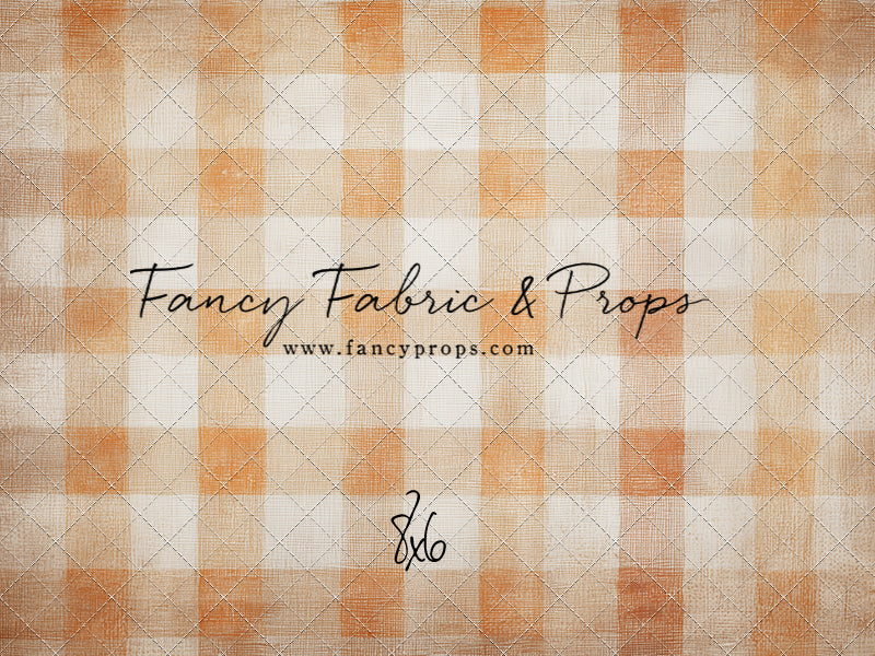 Pumpkin Patch Plaid - With Sweep Option