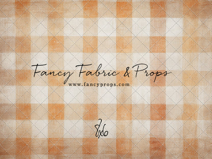 Pumpkin Patch Plaid - With Sweep Option