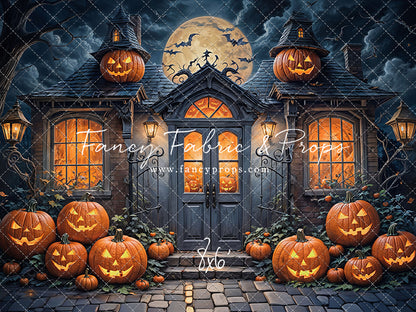 Pumpkin Path to Haunted Manor - With Sweep Option