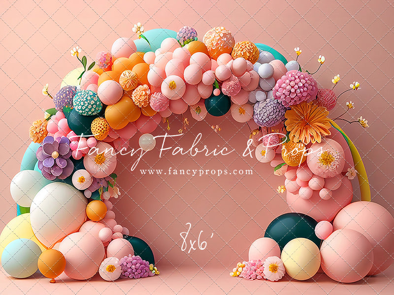 Rainbow Princess Paradise - Balloon Arch