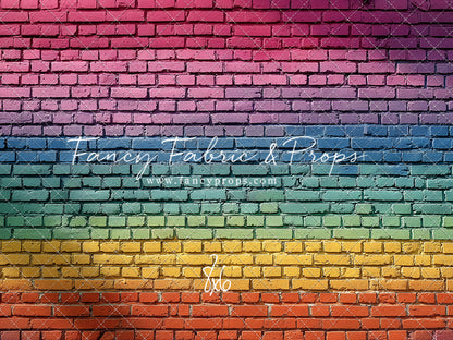 Rainbow Riot Brick - With Sweep Option
