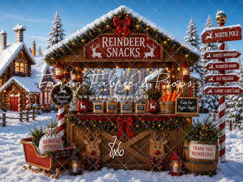 Reindeer Snacks- With Sweep Option