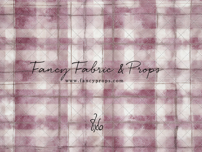 Rose Mist Plaid - With Sweep Option