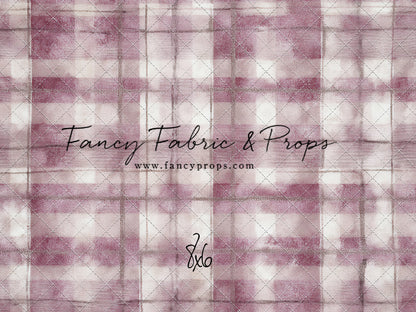 Rose Mist Plaid - With Sweep Option